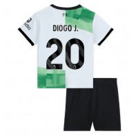 Liverpool Diogo Jota #20 Bortaställ Barn 2023-24 Korta ärmar (+ Korta byxor)